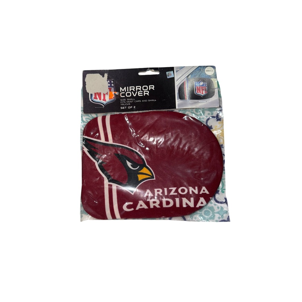Arizona Cardinals NFL Small Mirror Covers Set of 2 Fan Gear